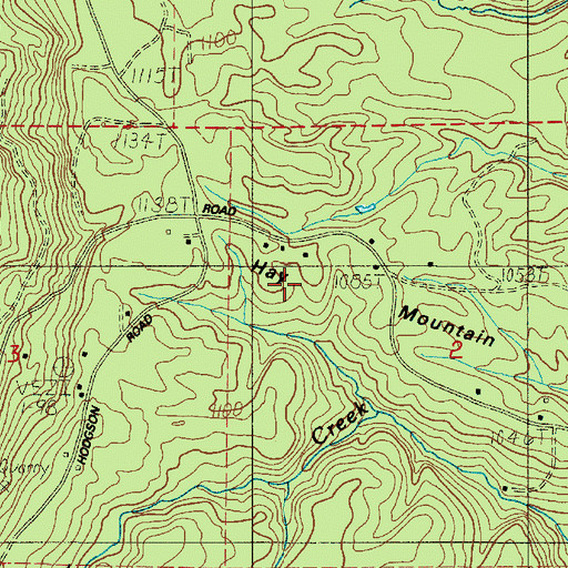 Topographic Map of Hay Mountain, WA