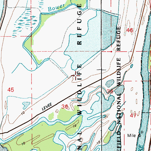 Topographic Map of Hathaway Lake, WA