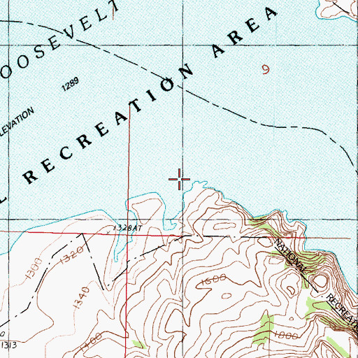 Topographic Map of Clark Point, WA