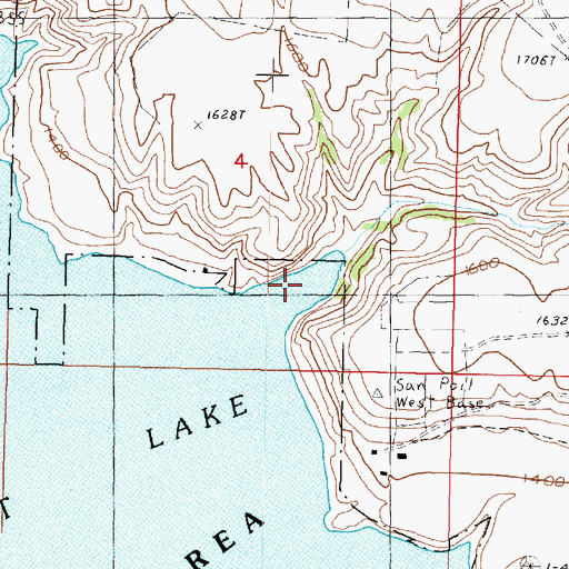 Topographic Map of Covington Cove, WA