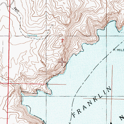 Topographic Map of China Bluff, WA
