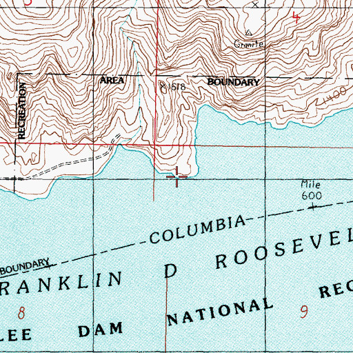 Topographic Map of Pine Tree Point, WA