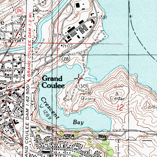 Topographic Map of Rattlesnake Canyon, WA