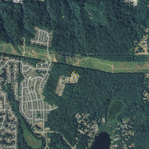 Aerial/Satellite Image of Rainier Christian Schools, WA