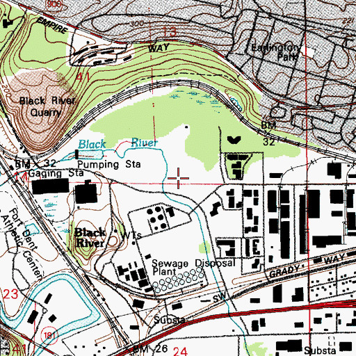 Topographic Map of Earlington Golf Course, WA