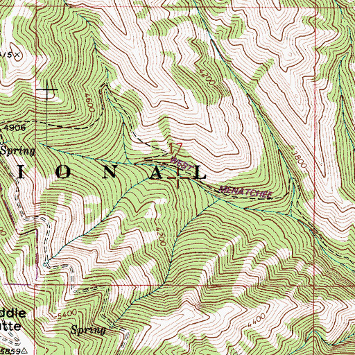 Topographic Map of West Wenatchee Trail, WA