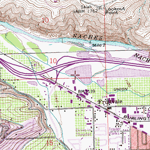 Topographic Map of Lake Myron, WA