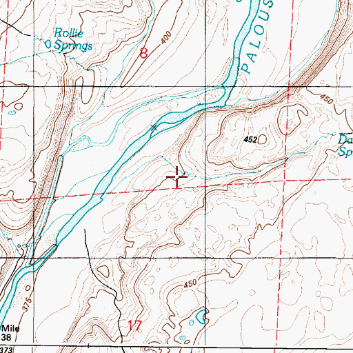 Topographic Map of Darden Spring, WA