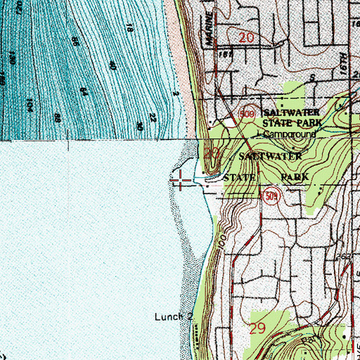 Topographic Map of McSorley Creek, WA