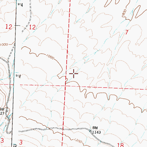 Topographic Map of Rattlesnake Hills Research Natural Area, WA