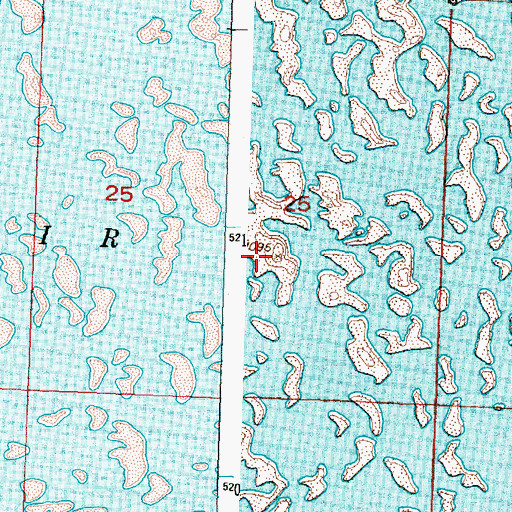 Topographic Map of Potholes Habitat Management Area, WA