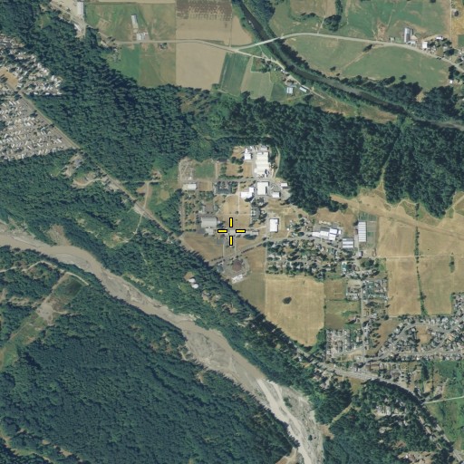 Aerial/Satellite Image of Auburn Adventist Academy, WA