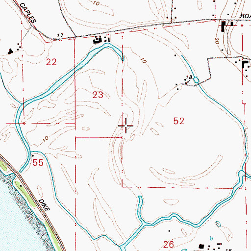 Topographic Map of Goerig Slough, WA