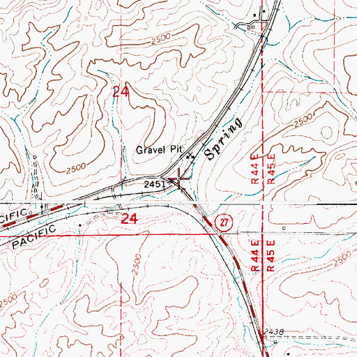 Topographic Map of Kelley Creek, WA