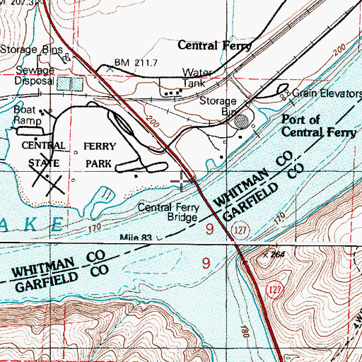 Topographic Map of Peyton, WA