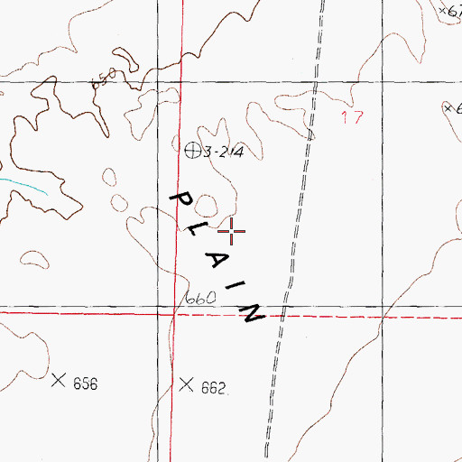 Topographic Map of Tartron Well, AZ