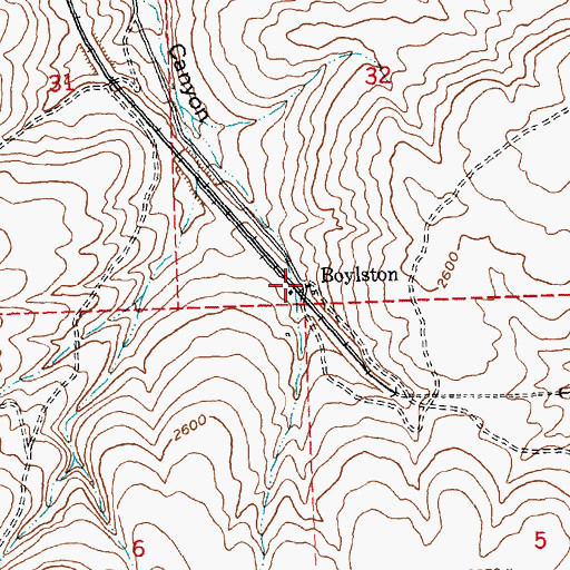 Topographic Map of Boylston, WA