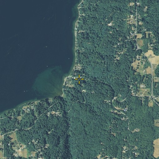 Aerial/Satellite Image of Cedarhurst, WA