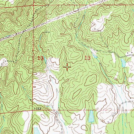 Topographic Map of Southern Mine, AL