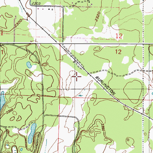 Topographic Map of Dynamite, WA