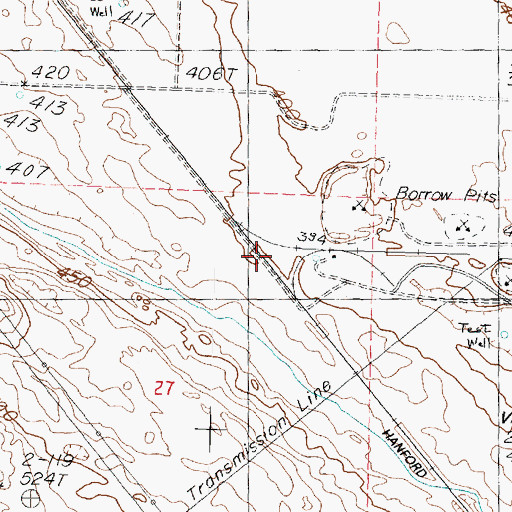 Topographic Map of Edna, WA