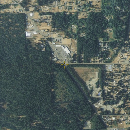 Aerial/Satellite Image of Elk Plain, WA