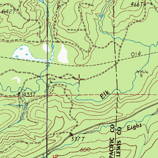 Topographic Map of Hilda, WA
