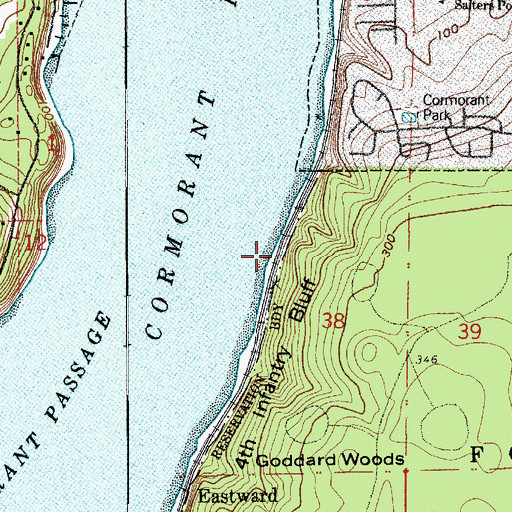 Topographic Map of Ketron, WA