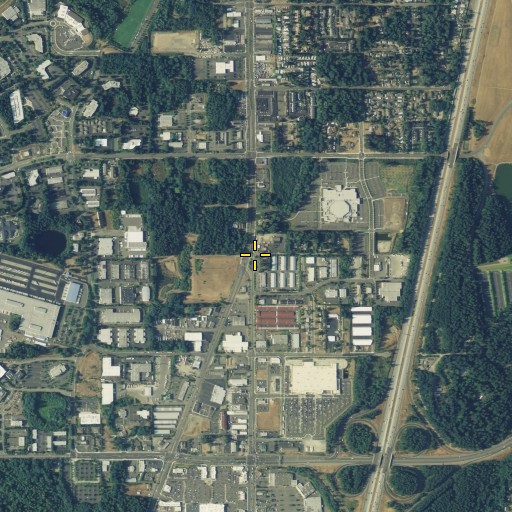 Aerial/Satellite Image of Kitts Corner, WA
