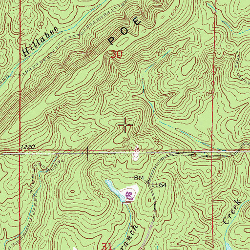 Topographic Map of Crucible Mine, AL