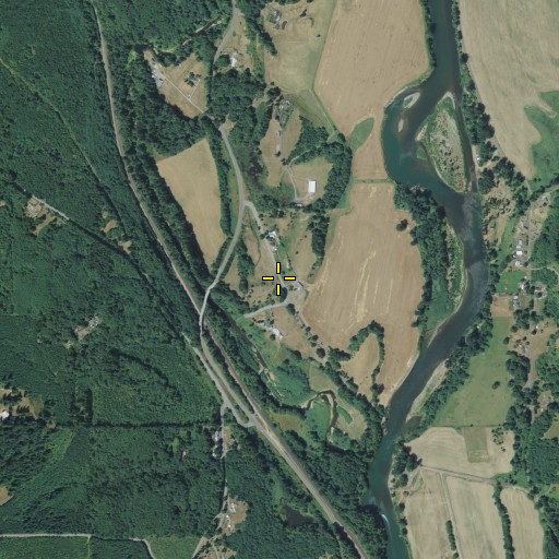 Aerial/Satellite Image of Olequa, WA