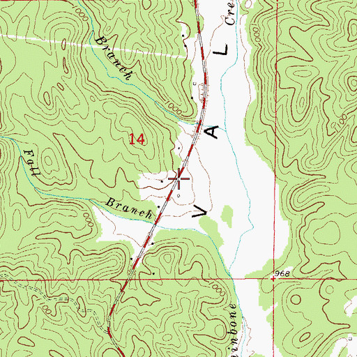 Topographic Map of Elder (historical), AL