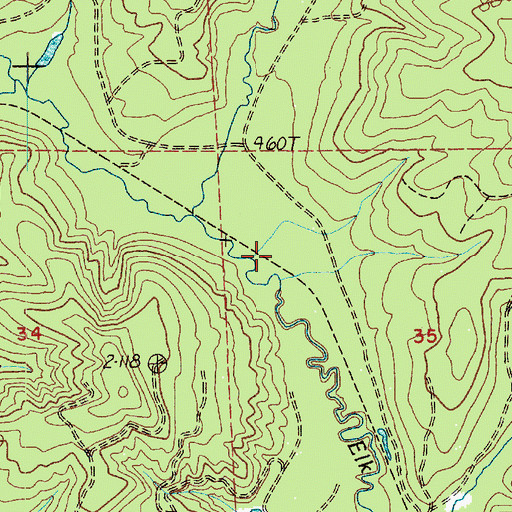 Topographic Map of Swem, WA