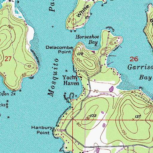 Topographic Map of Yacht Haven, WA