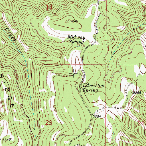 Topographic Map of Midway, WA