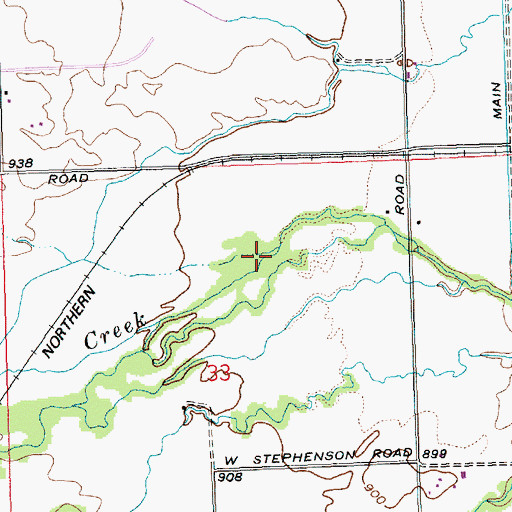 Topographic Map of South Medicine Creek, WA