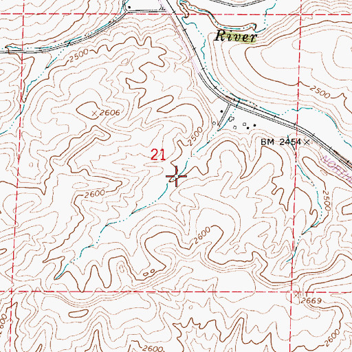 Topographic Map of Wilma (historical), WA