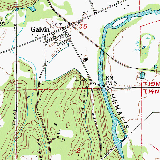 Topographic Map of Lincoln Creek Valley, WA