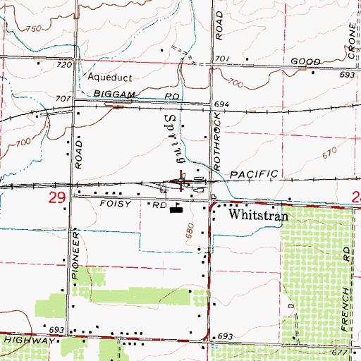 Topographic Map of Biggam, WA