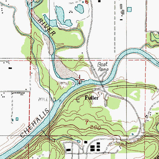Topographic Map of Satsop River, WA
