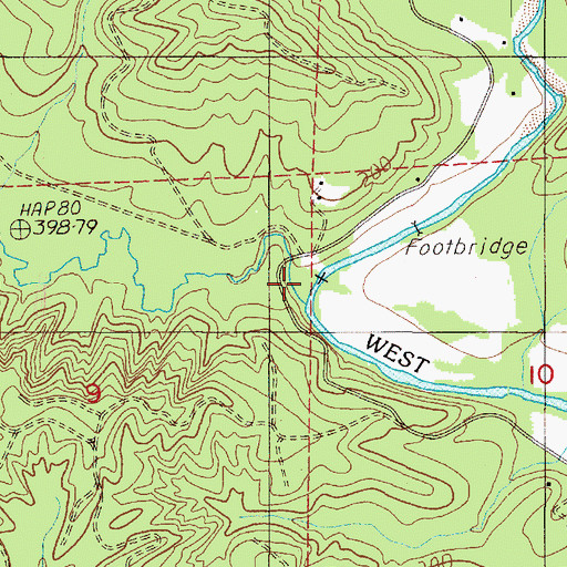Topographic Map of Still Creek, WA