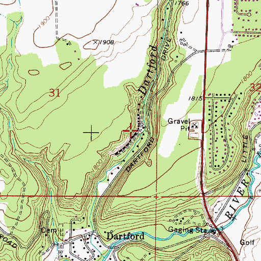 Topographic Map of Commellini Junction, WA