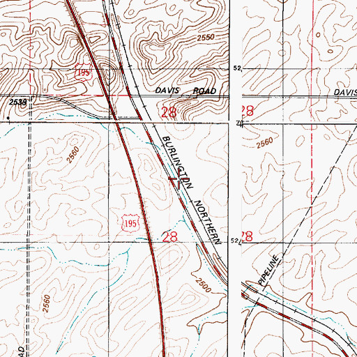 Topographic Map of Freedom, WA