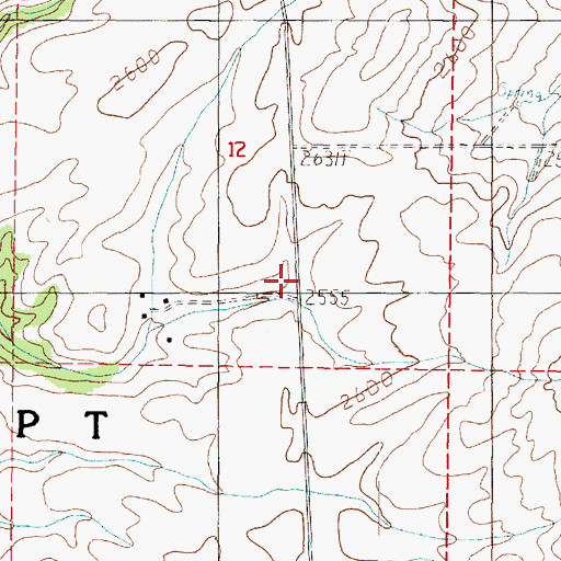Topographic Map of Egypt, WA