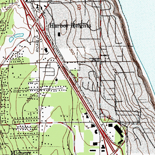 Topographic Map of Kinbee Hill, WA