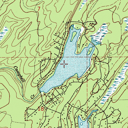 Topographic Map of Big Twin Lake, WA