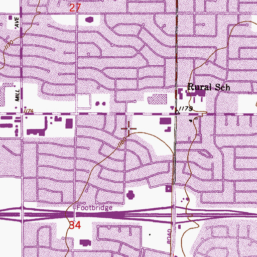 Topographic Map of Tempe Historical Museum, AZ
