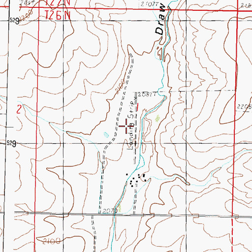 Topographic Map of Williams Grove Landing Strip (historical), WA