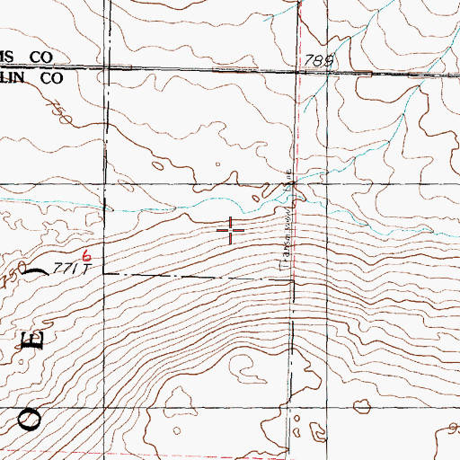 Topographic Map of Bailie (historical), WA