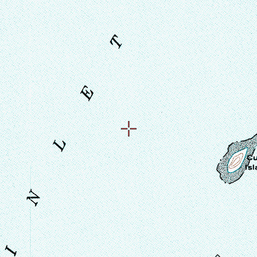 Topographic Map of Sunrise Beach, WA